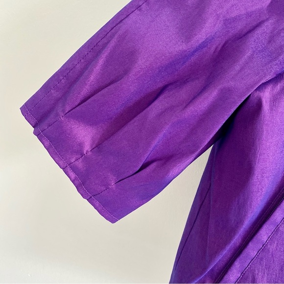 Samuel Dong Purple Iridescent Jacket Size Medium - Picture 4 of 6
